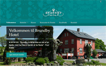 Tablet Screenshot of brundby-hotel.dk